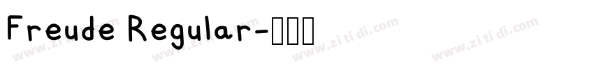 Freude Regular字体转换